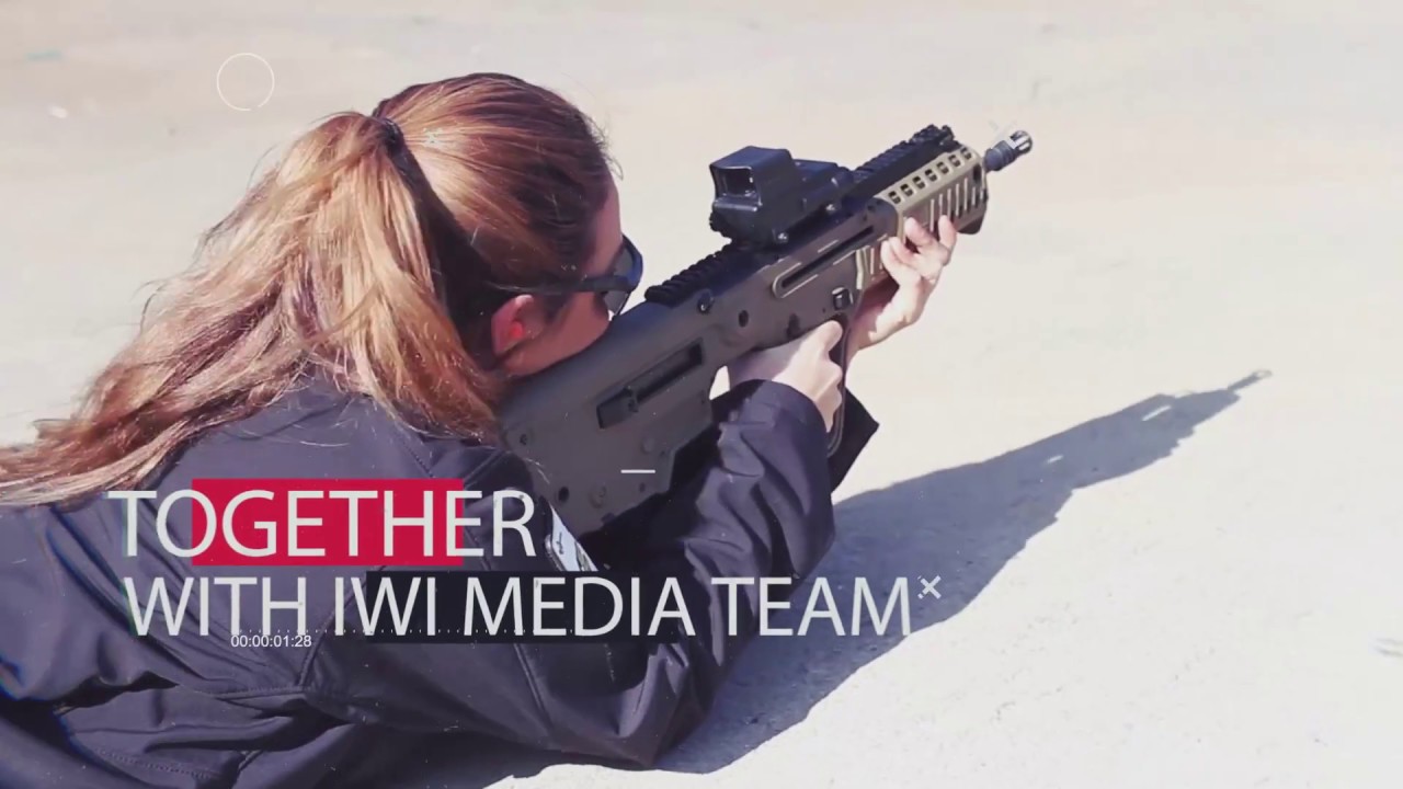 Lovie shooting IWI X95 ** 2017 Shooting Illustrated Rifle of the Year**