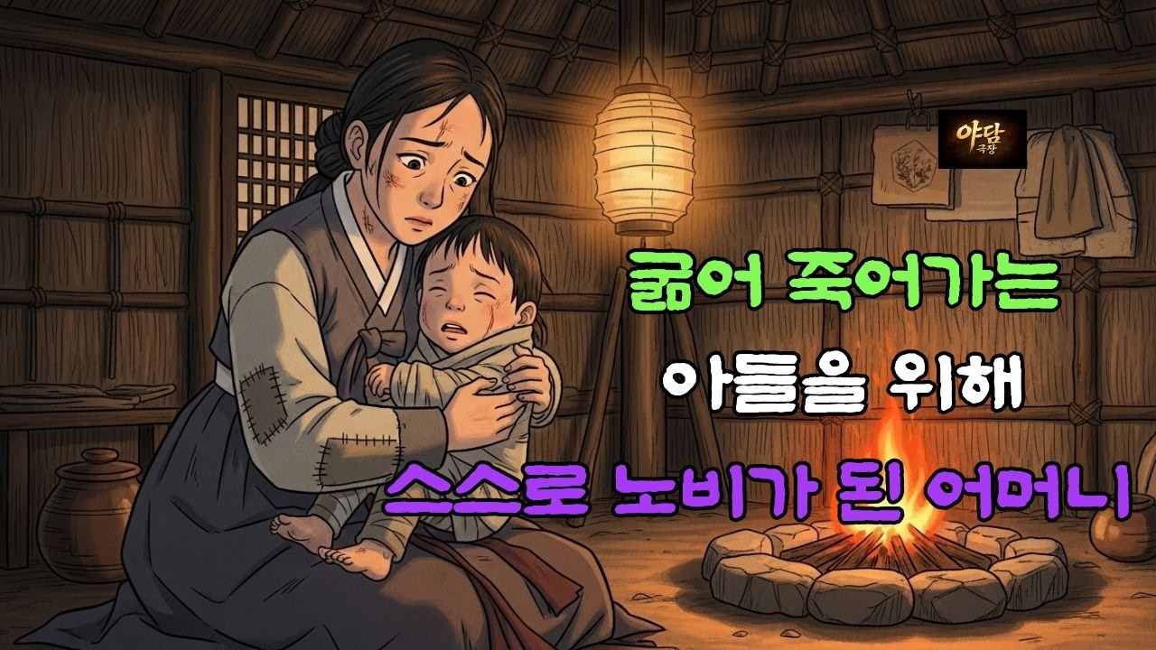 굶어 죽어가던 아들을 위해 스스로 노비가 된 어머니 야담 ㅣ민담 ㅣ설화 ㅣ옛날이야기 ㅣ오디오북 ㅣ수면오디오북