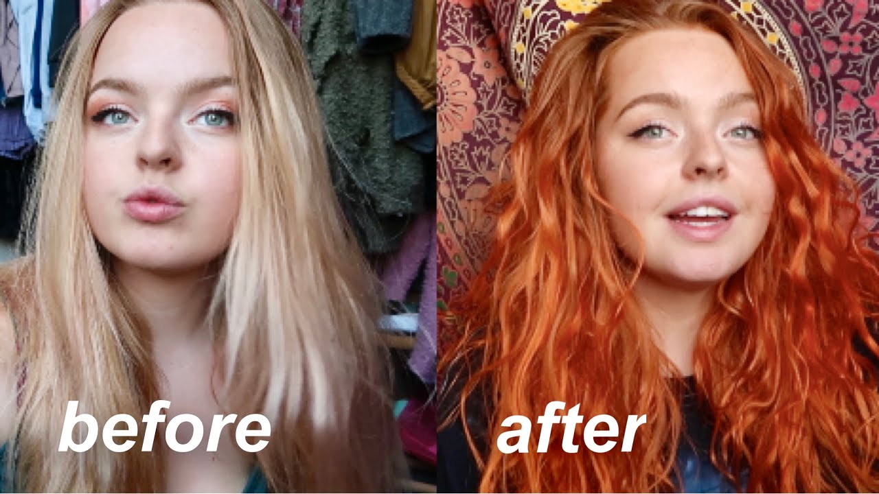 Blonde to Copper Hair // Testing Keracolor Clenditioner (Copper)