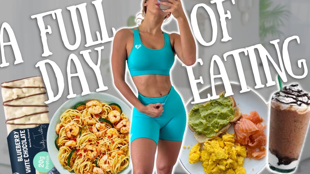 A REALISTIC FULL DAY OF EATING | what I eat to stay in shape