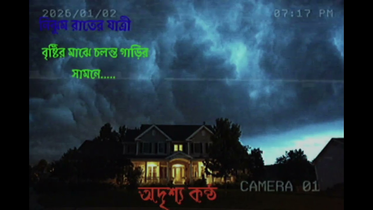 ঘটনার নাম: নিঝুম রাতের যাত্রী Event Name:  Nijhum rater jatri. ghost Stories. Audio Fm Bangla