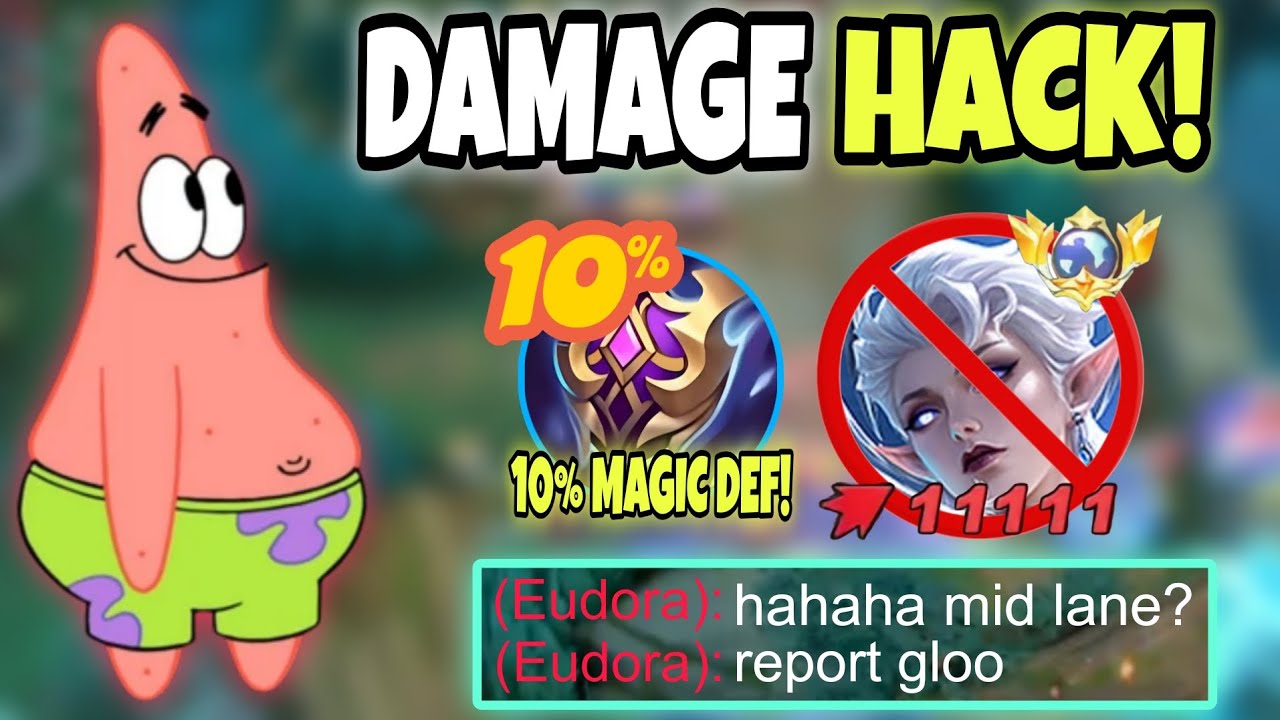 DAMAGE HACK GLOO, REVAMP EUDORA? 10% MAGIC DEF (MVP 14,4) TOPGLOBAL GLOO