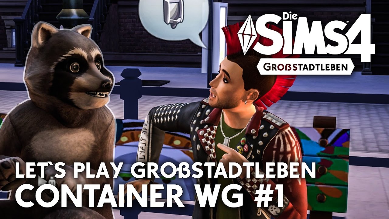 Die WG zieht in die City 🏙 Die Sims 4 Gro&szlig;stadtleben Let's Play #1 | Container WG Gameplay (deutsch)