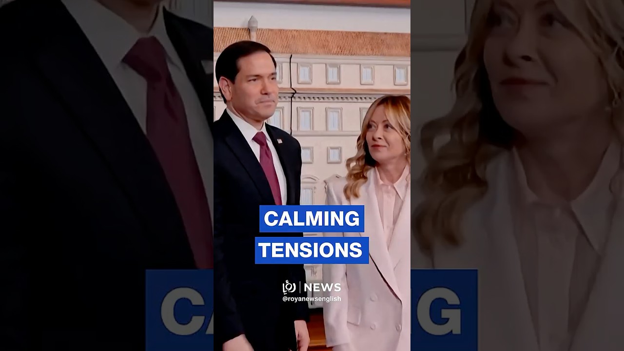 Giorgia Meloni meets Marco Rubio in Rome
