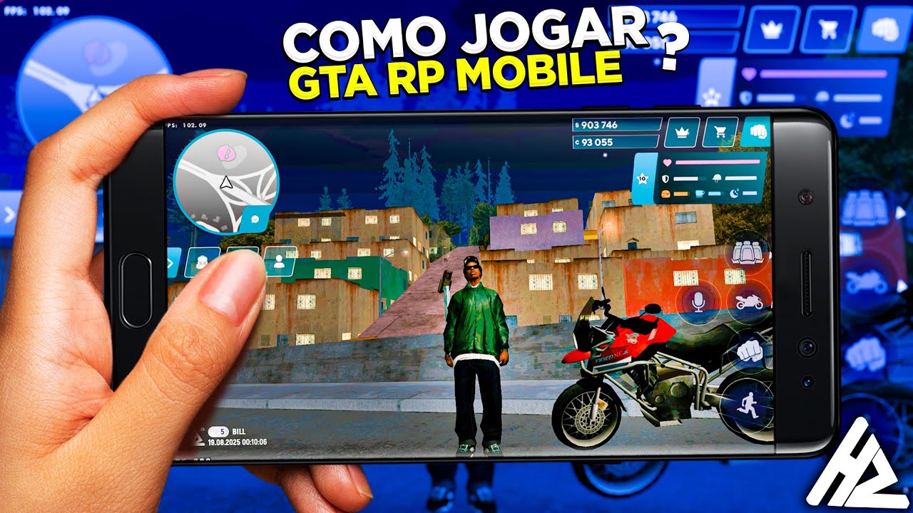 GUIA PARA INICIANTES no HZRP 2025 - GTA SAMP MOBILE E PC