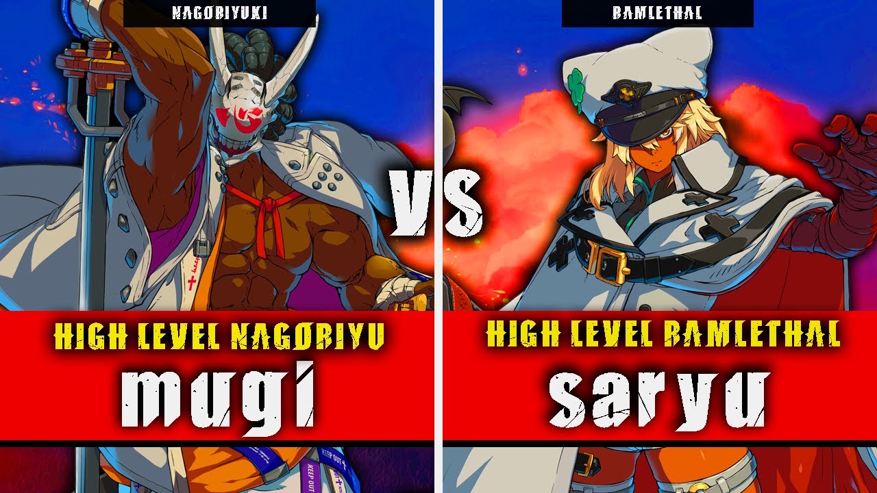 GGST | mugi (Nagoriyuki) VS saryu (Ramlethal) | Guilty Gear Strive High level gameplay