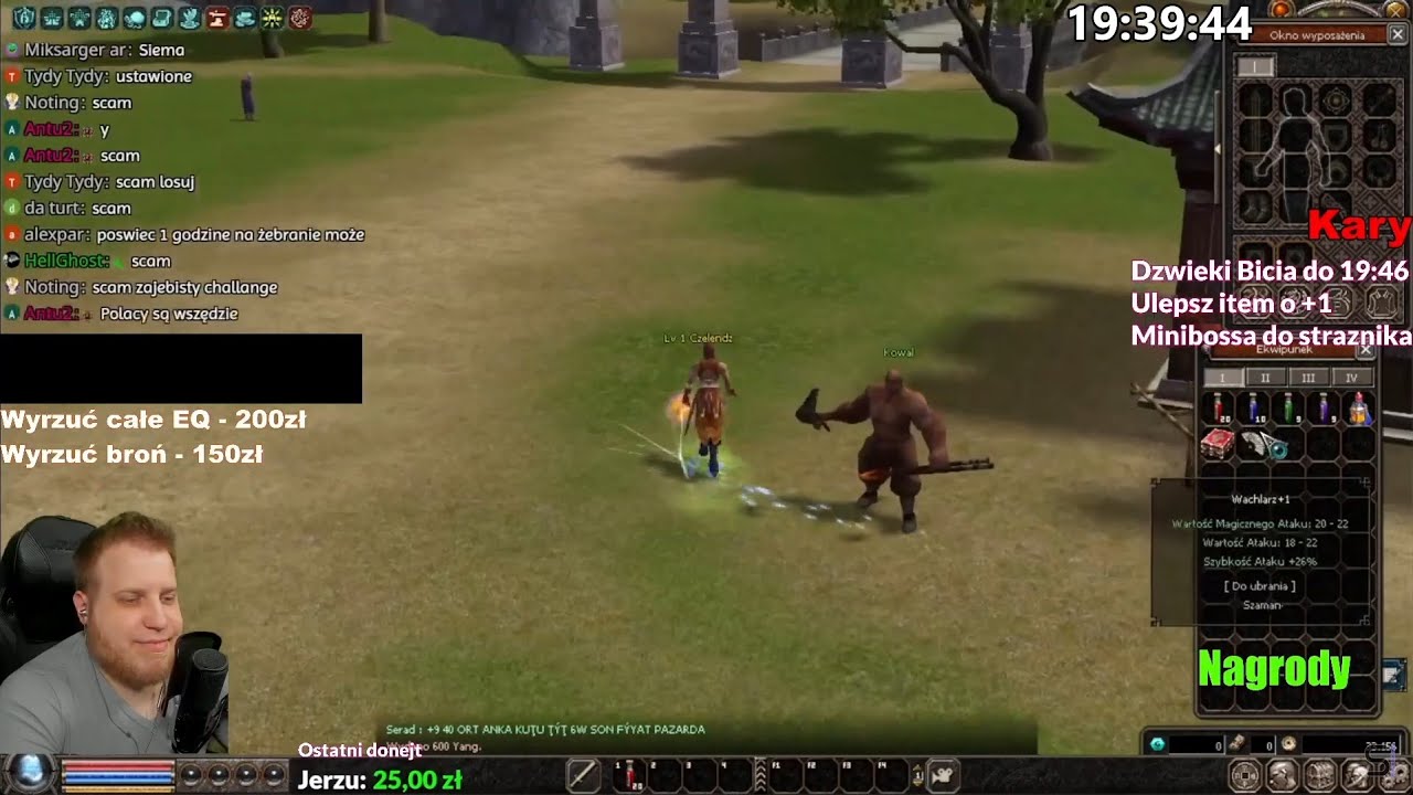Sabal i Challenge do 40 lvla - Szaman Healer/Smok - Metin2