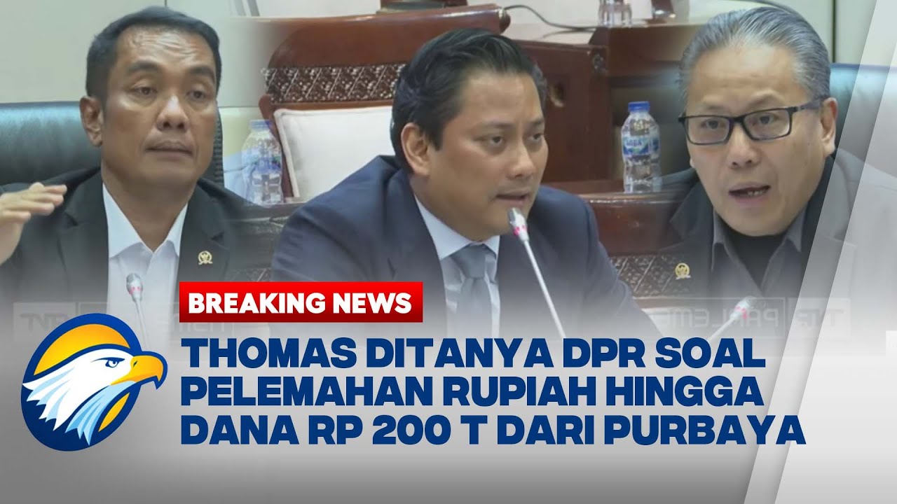 [FULL] Thomas Djiwandono Dibanjiri Pertanyaan Oleh DPR Saat Fit and Proper Test