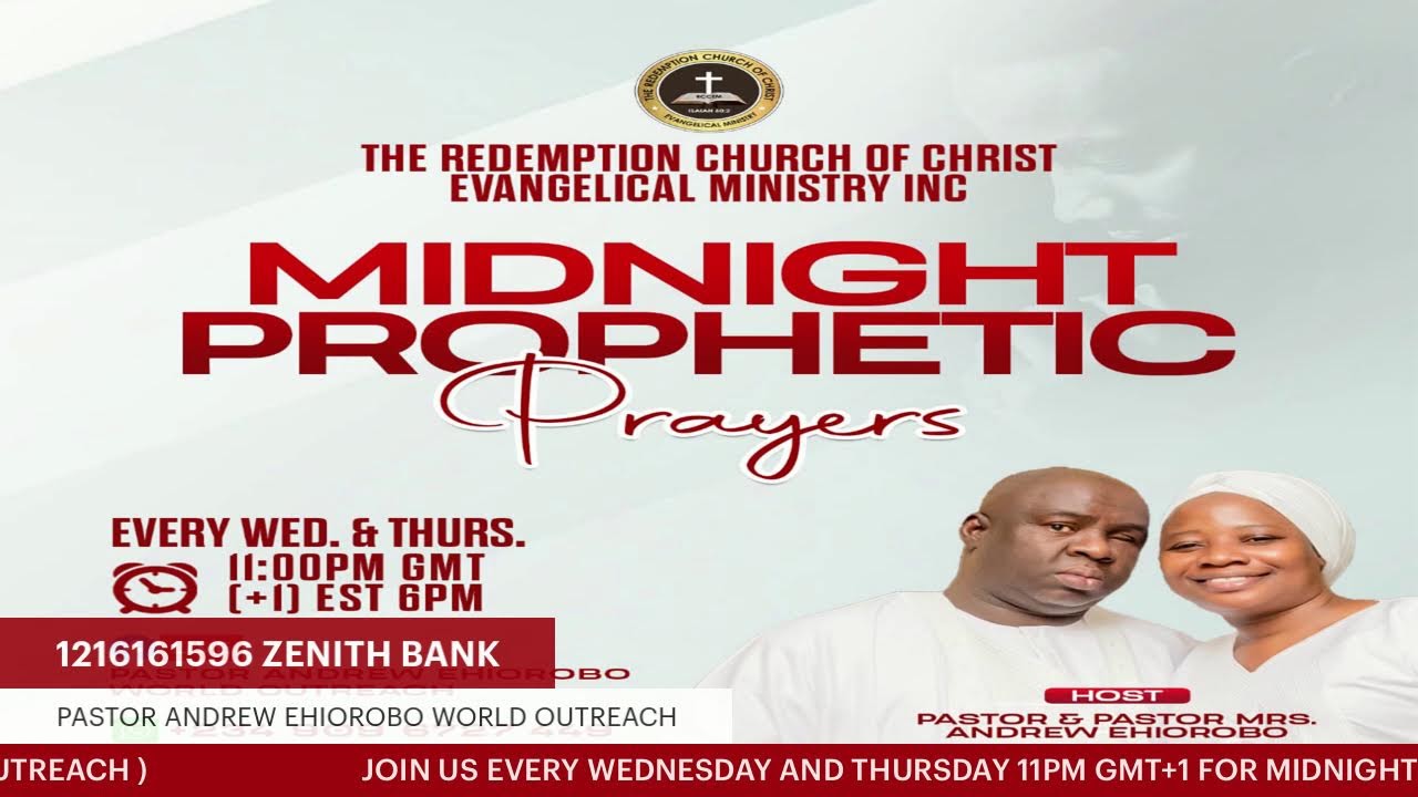 MIDNIGHT PROPHETIC PRAYERS