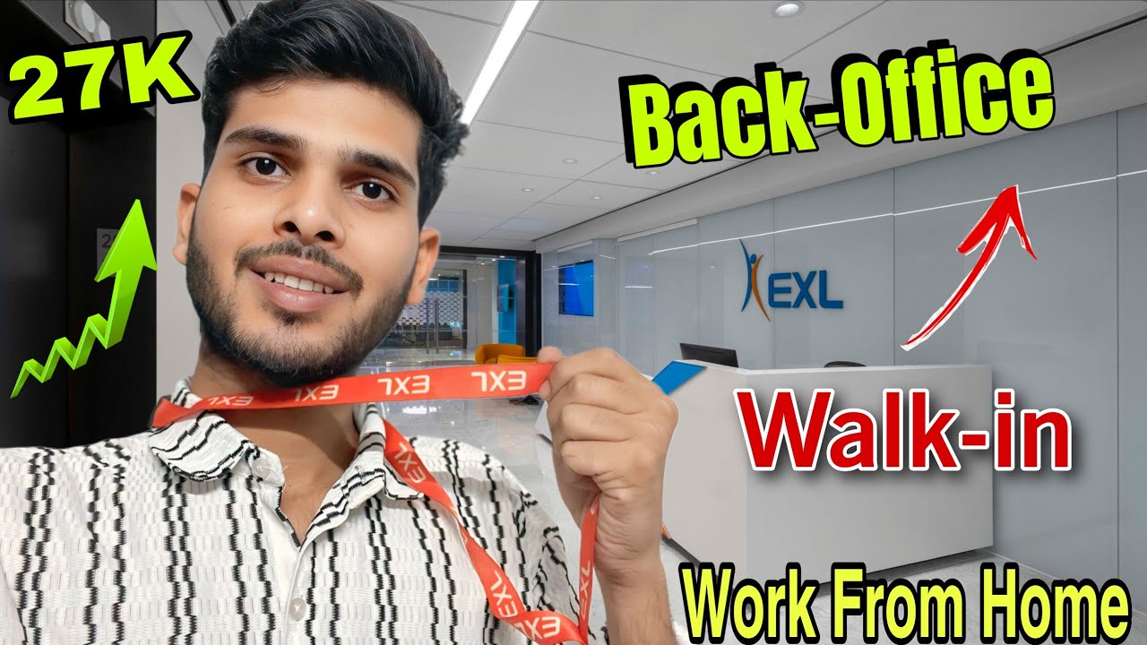 WFH Hiring Update 2025 &ndash; EXL Company Remote Jobs, ₹30K Salary, Full Details in Hindi