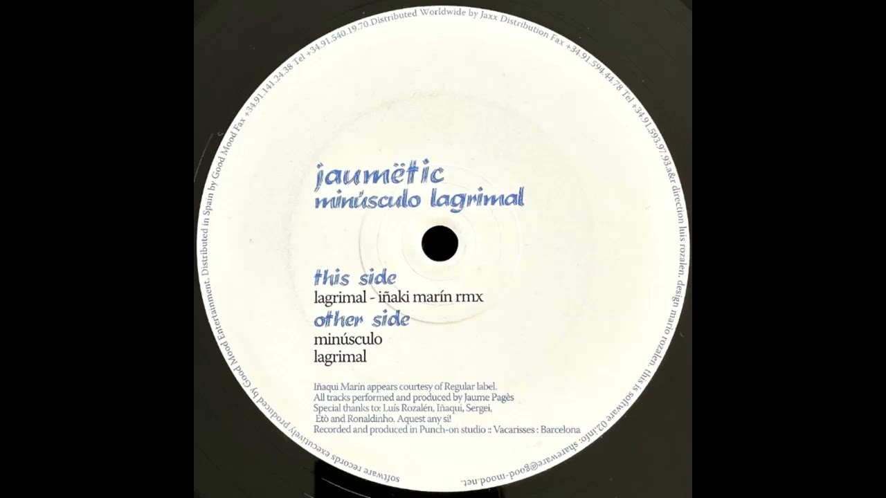 Jaumëtic – Minúsculo Lagrimal (Iñaki Marín Remix)