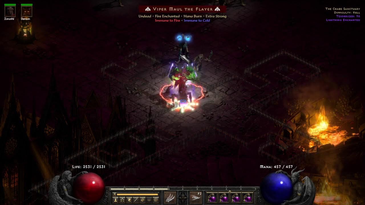 Diablo 2 ROTW - Terrorizing everything
