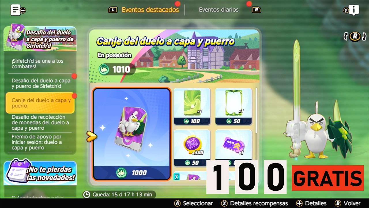 ⚔️ Cómo desbloquear a Sirfetch’d GRATIS en Pokémon Unite (Guía paso a paso)