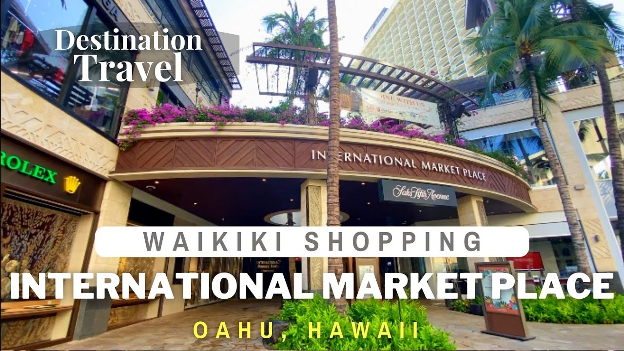 Hawaii Luxury Shopping | International Market Place | Virtual Walking Tour | Hawaii Travel