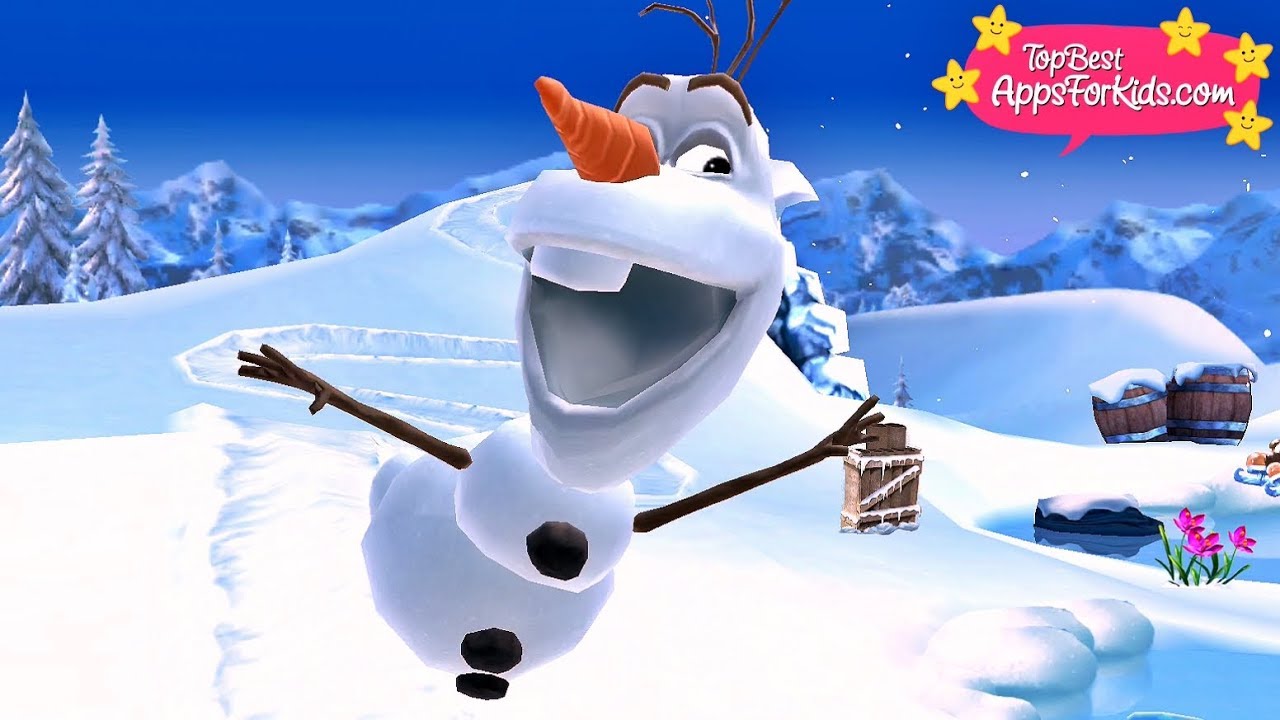 Olaf's Adventures ⛸️ Ice Skating & Hockey Playing with Olaf 🏒 Disney Frozen App for Kids