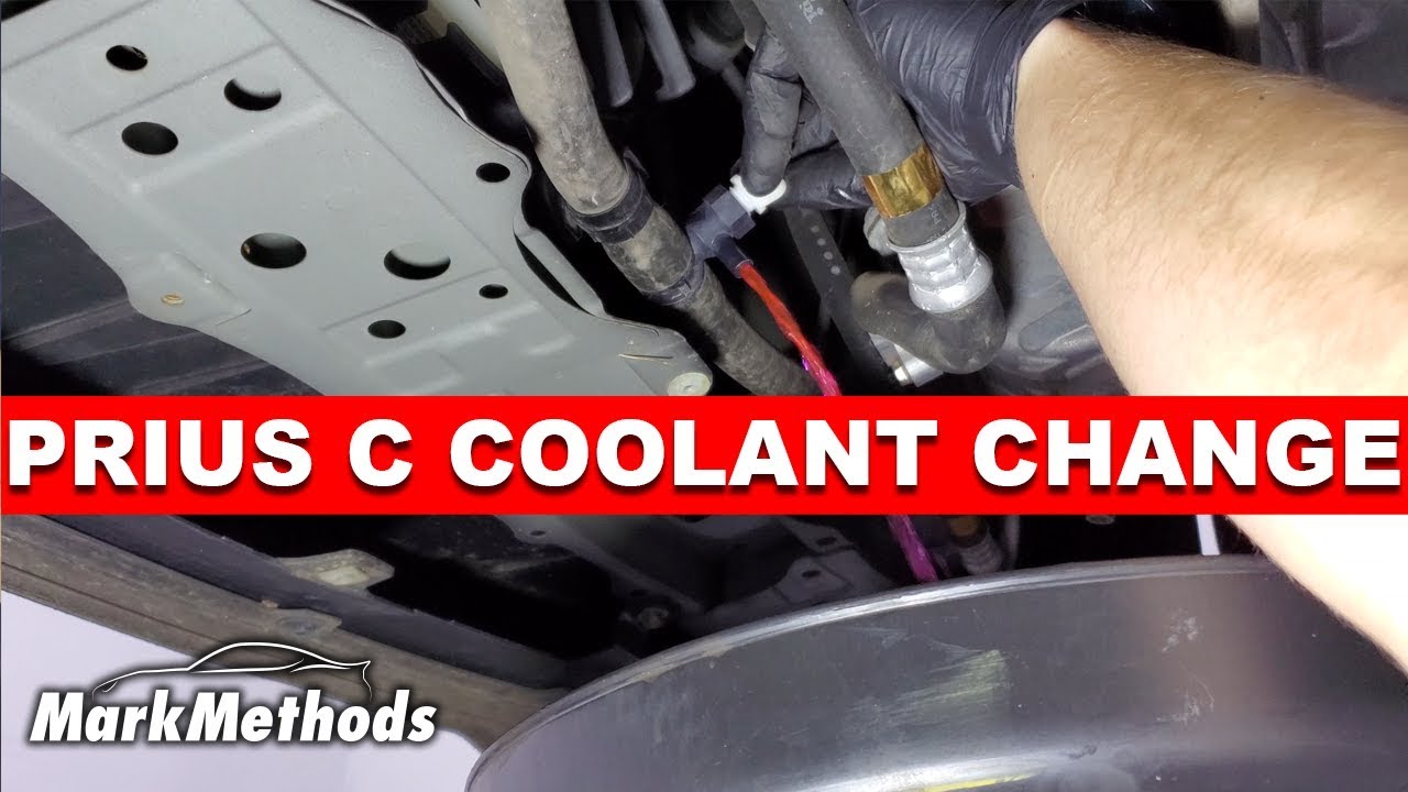 Prius C Inverter Coolant and Engine Coolant Change DIY