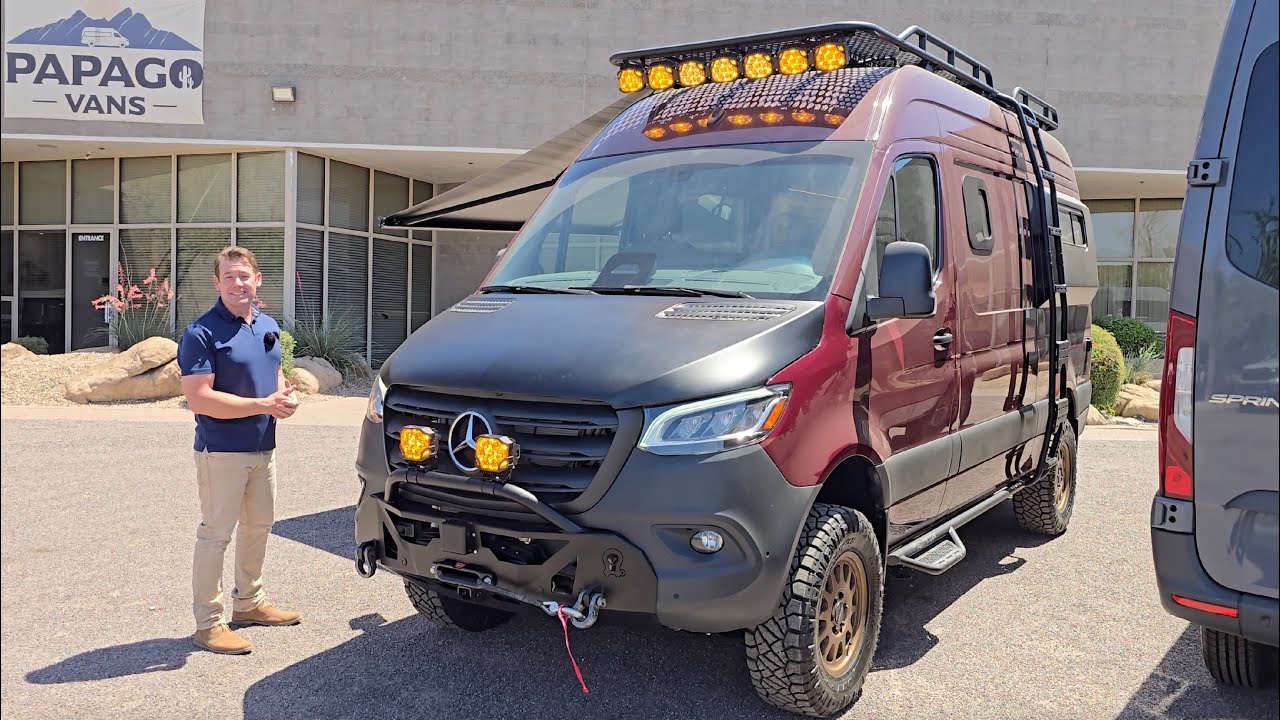 Built to Suit: Papago Vans Sentinel Luxury Adventure Van! Mercedes-Benz Sprinter 2500 144