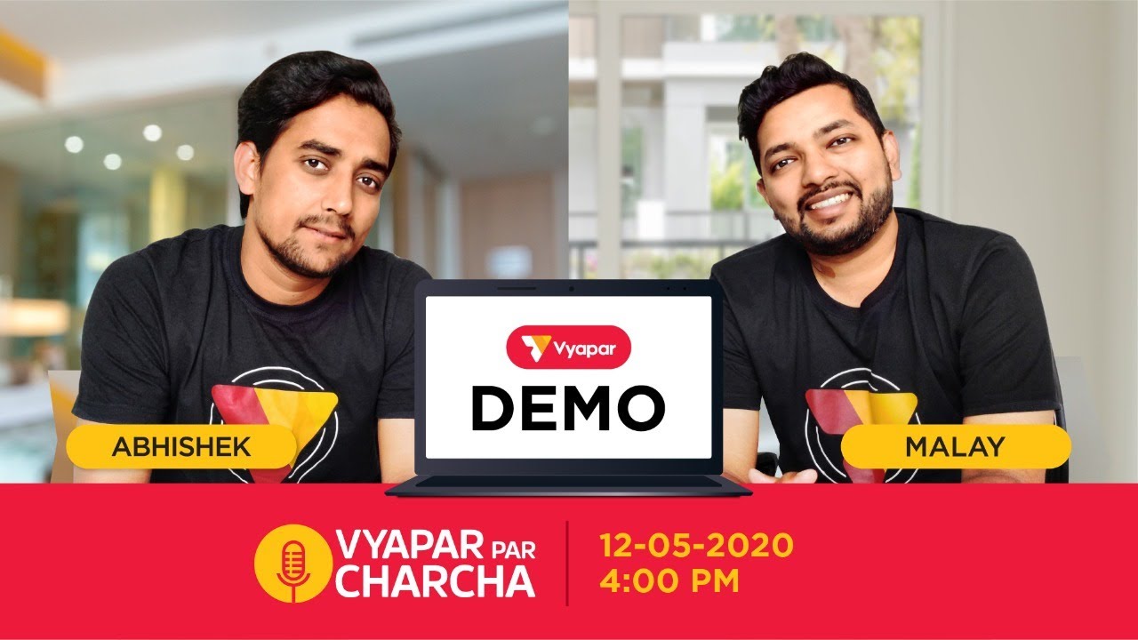 Vyapar Desktop Demo LIVE (Part- 1)