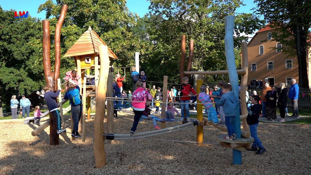 Rosenbach: Spielplatz in Dorfmitte er&ouml;ffnet - LAUSITZWELLE