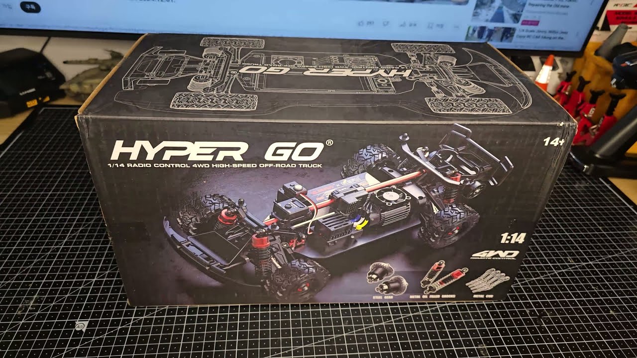 1/14 Scale RC Car MJX Hyper GO 14211 Unboxing & RUN / Gyro + Brushless