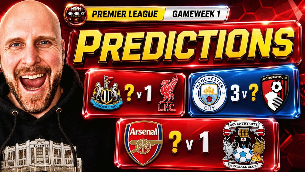 Premier League Predictions Game Week 1