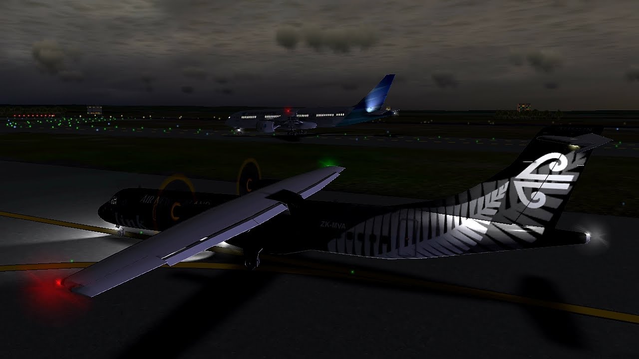 [RFS Real Flight Simulator#287]Air New Zealand ATR72|Auckland-Napier|{45min}