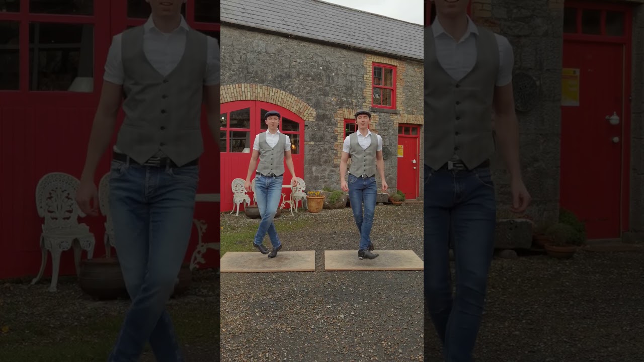 Traditional Hornpipe performed by World Champion Irish Dancing brothers #SHORTS