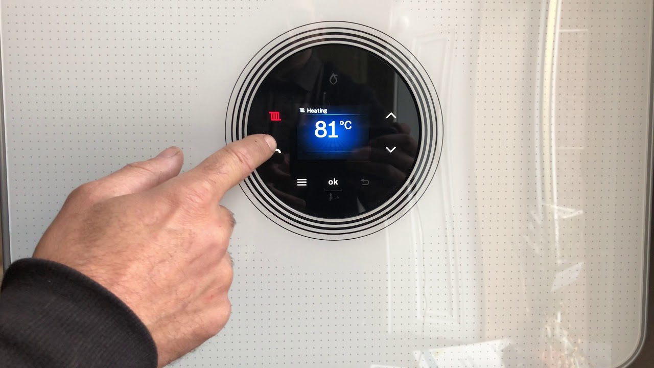 Setting your temperatures on the Worcester-Bosch Style combi boiler