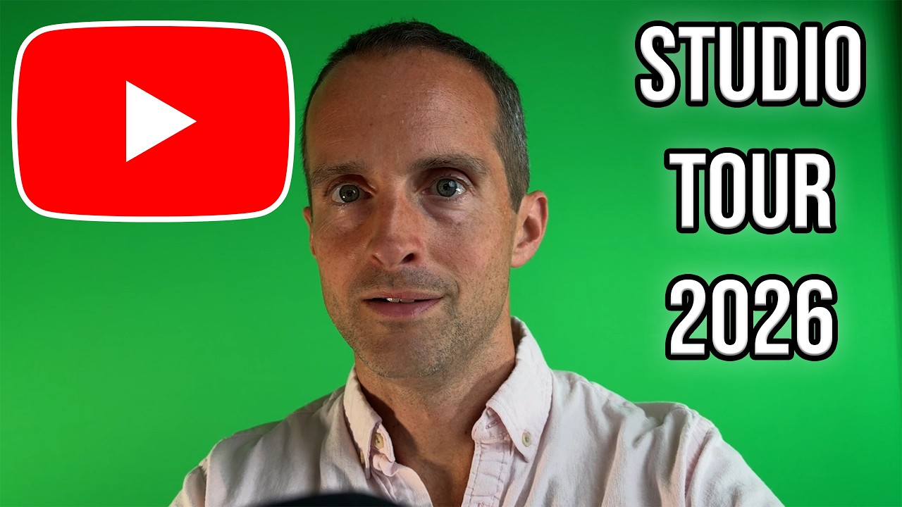 Экскурсия по YouTube-студии Jerry Banfield 2026: мой сетап за $10 262