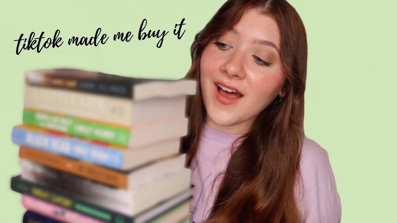 booktok influenced book haul