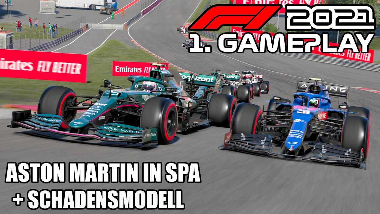 F1 2021: 1. Gameplay im Aston Martin + Neues Schadensmodell | Formel 1 2021 Preview German
