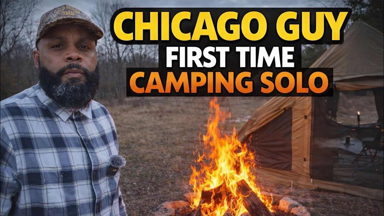Chicago guy first time camping solo/by myself 