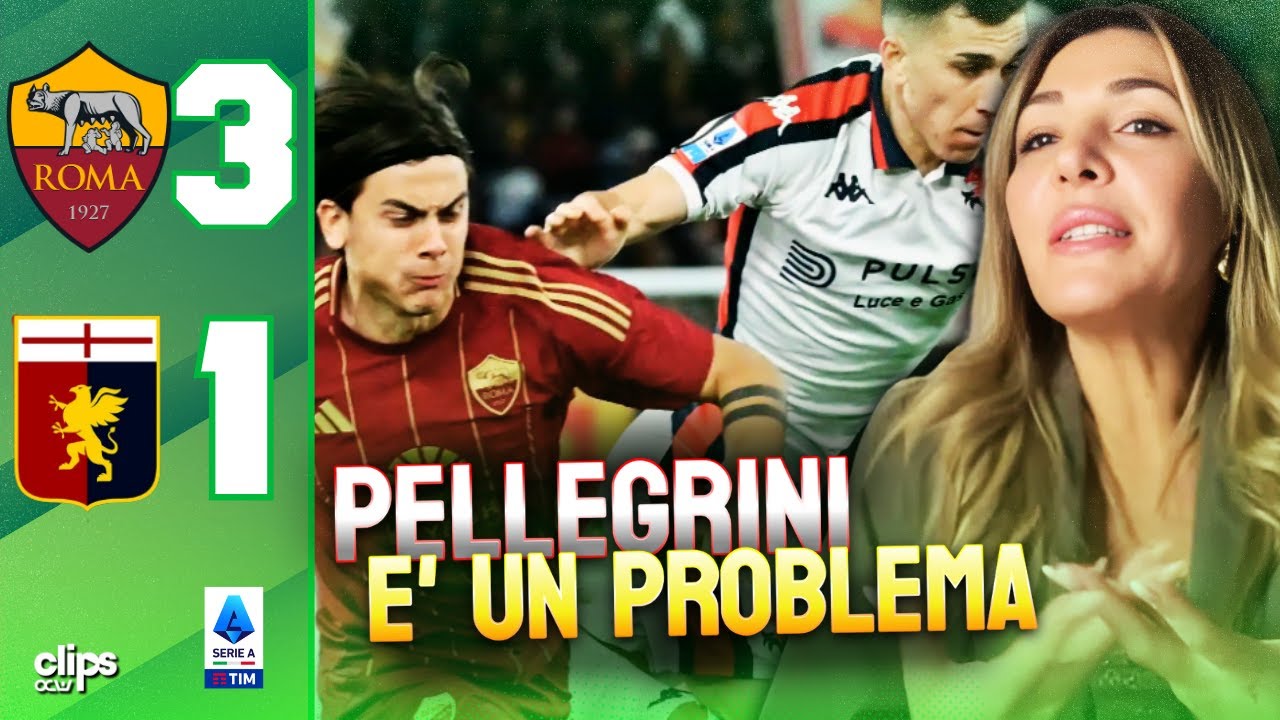 ROMA - GENOA 3-1 | RANIERI TROVA CONTINUITA'! DISASTRO PELLEGRINI!! MA BALOTELLI?? 🫣