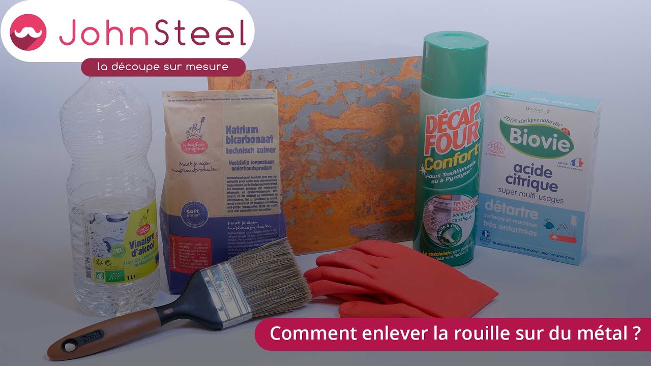 Comment enlever la rouille sur du métal ?