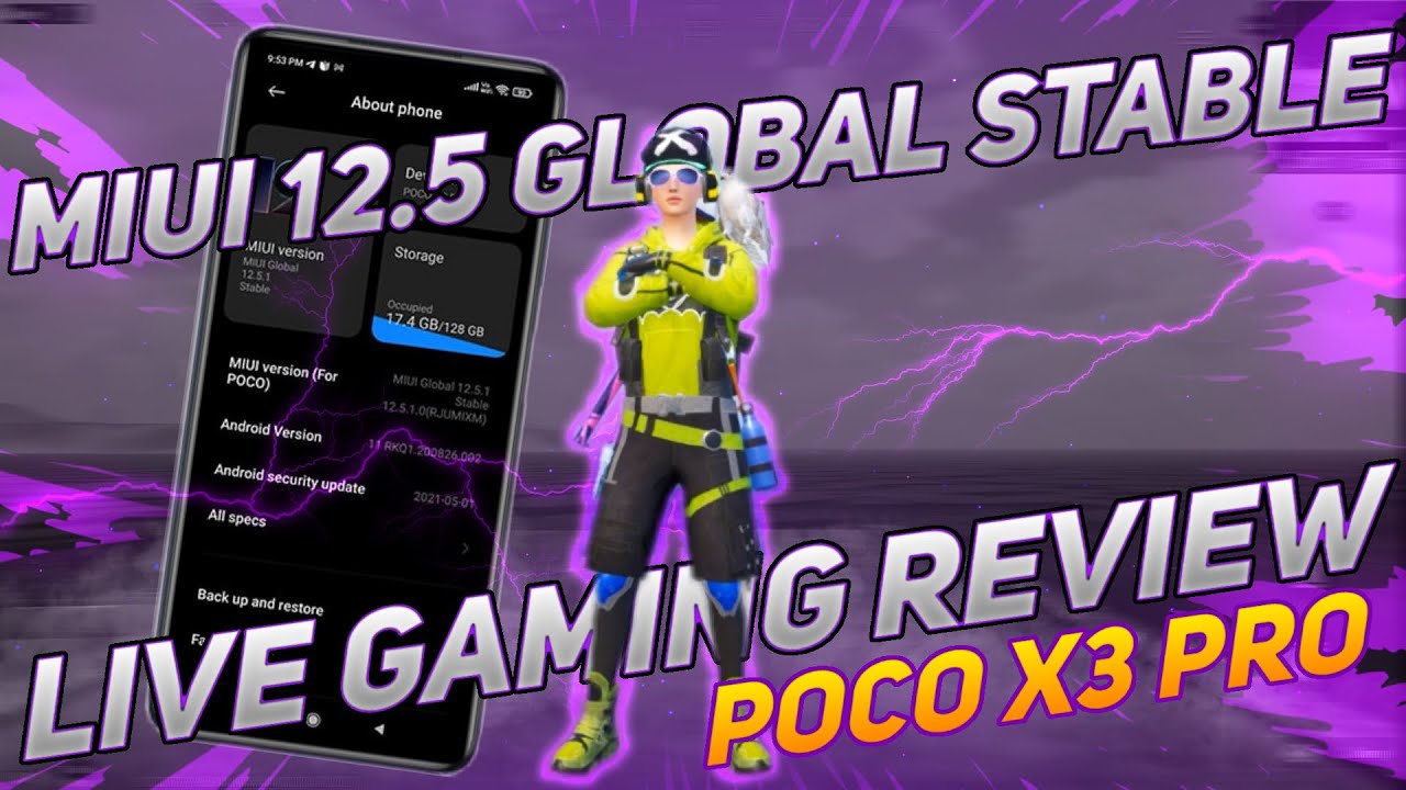 🔴LIVE POCO X3 PRO | MIUI 12.5 GLOBAL STABLE |  GAMING REVIEW STREAM