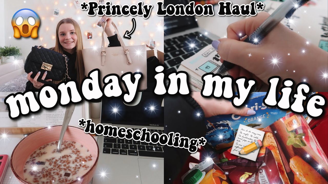 monday in my life💗 Princely London UNBOXING📦 & *homeschooling*📝 | kathie