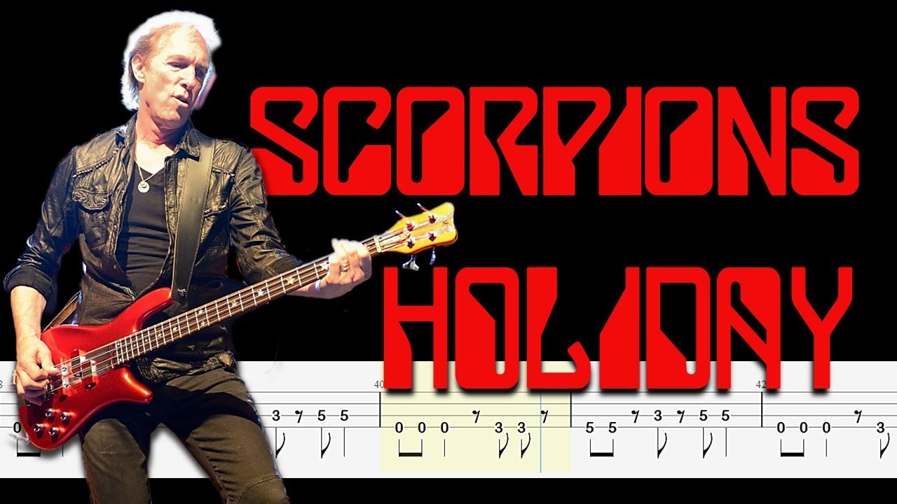 Scorpions - Holiday (Bass Tabs | Notation) By @ChamisBass  #chamisbass #basstabs #scorpion