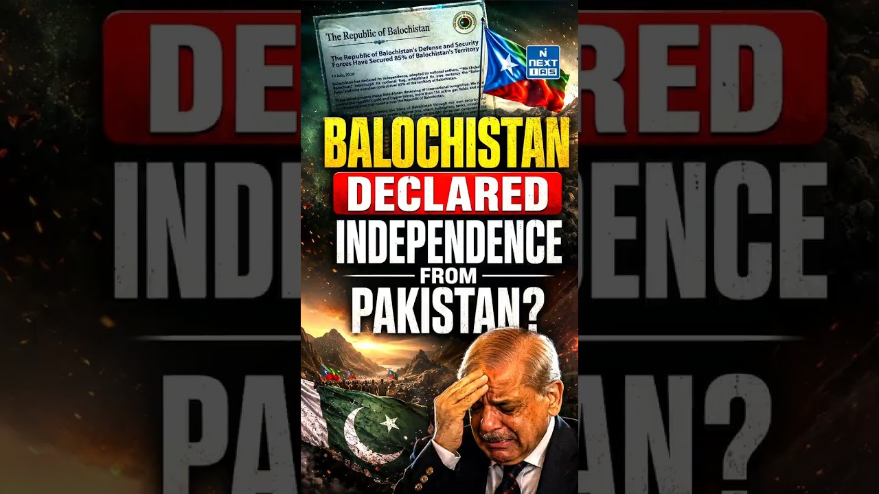 Why Balochistan Wants Independence Again | Pakistan's Biggest Internal Challenge Explained| NEXT IAS