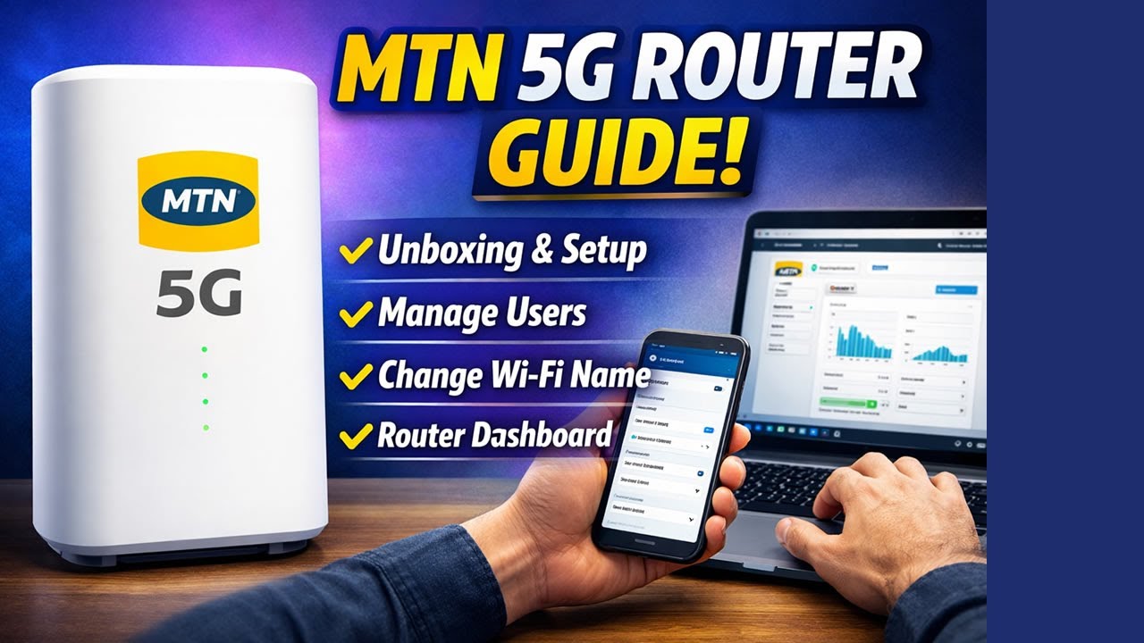 MTN 5G Broadband Router MC888D  Full Guide | Buy, Unbox, Setup & Manage Users