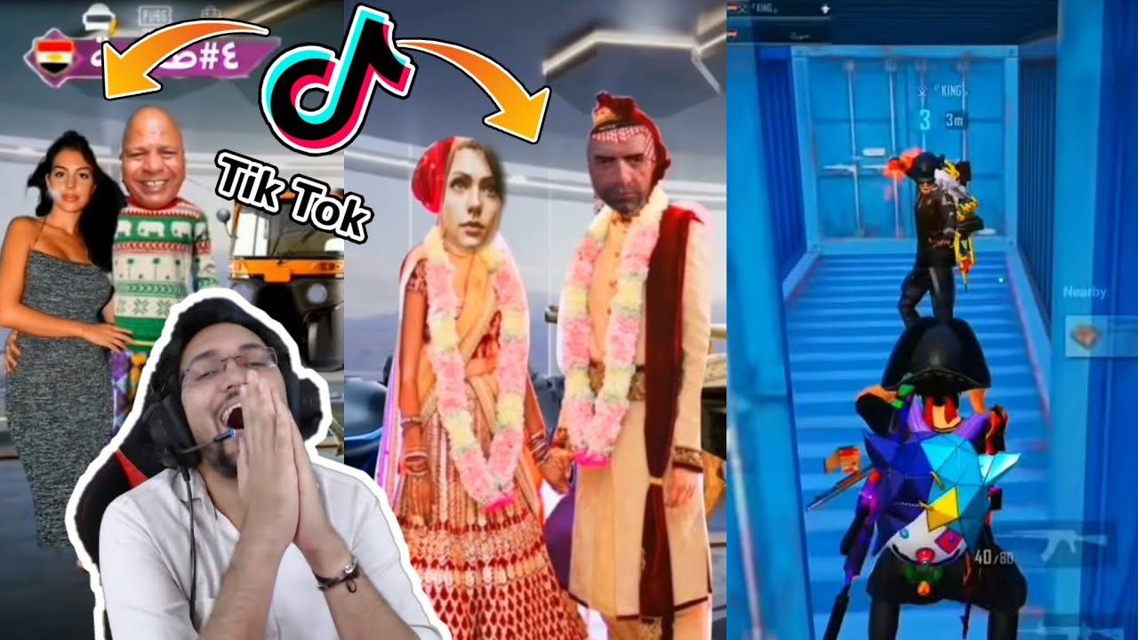 PUBG MOBILE VS TIKTOK Unbelievable FUNNY MOMENTS😈 | VICTOR DIDI KI SHADI HO GAYI