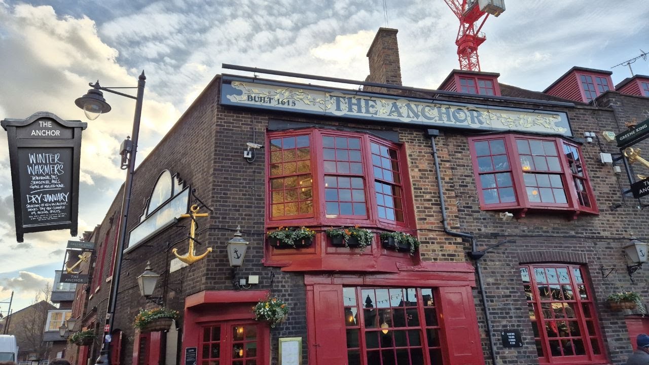 The Anchor Pub. Bankside, London