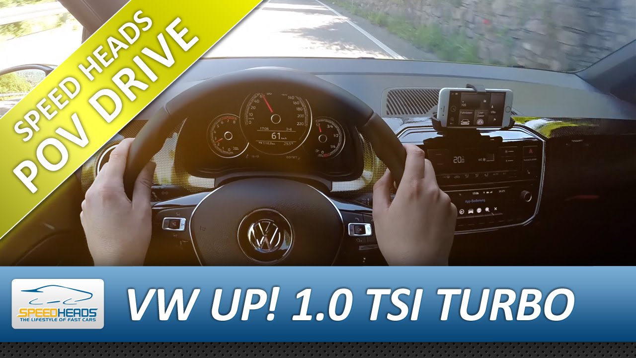 POV Drive - VW up! 1.0 TSI Turbo Onboard Test drive (pure driving, no talking)
