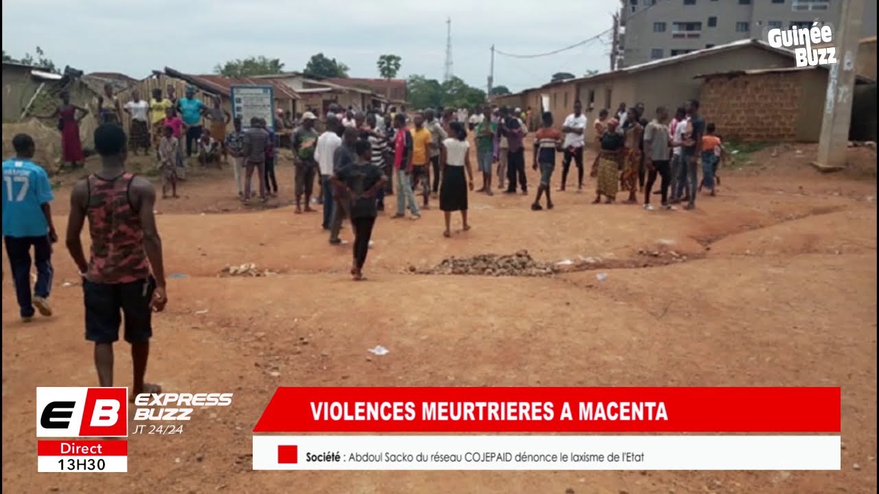 Violences meurtrières à MACENTA : Le réseau COJEPAID dénonce le laxisme de l'état Guinéen