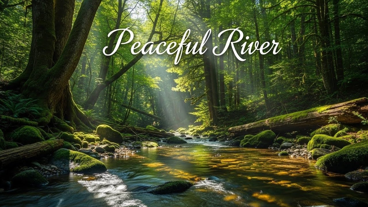 Gentle River in Forest 🌿🌊 Calm Nature Ambience for Meditation and Relaxation #2201