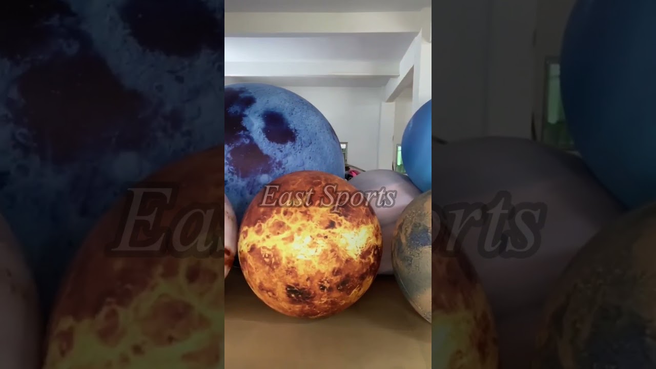 Inflatable planet balloon with led light for outdoor decoration #balloon#advertisinginflatables
