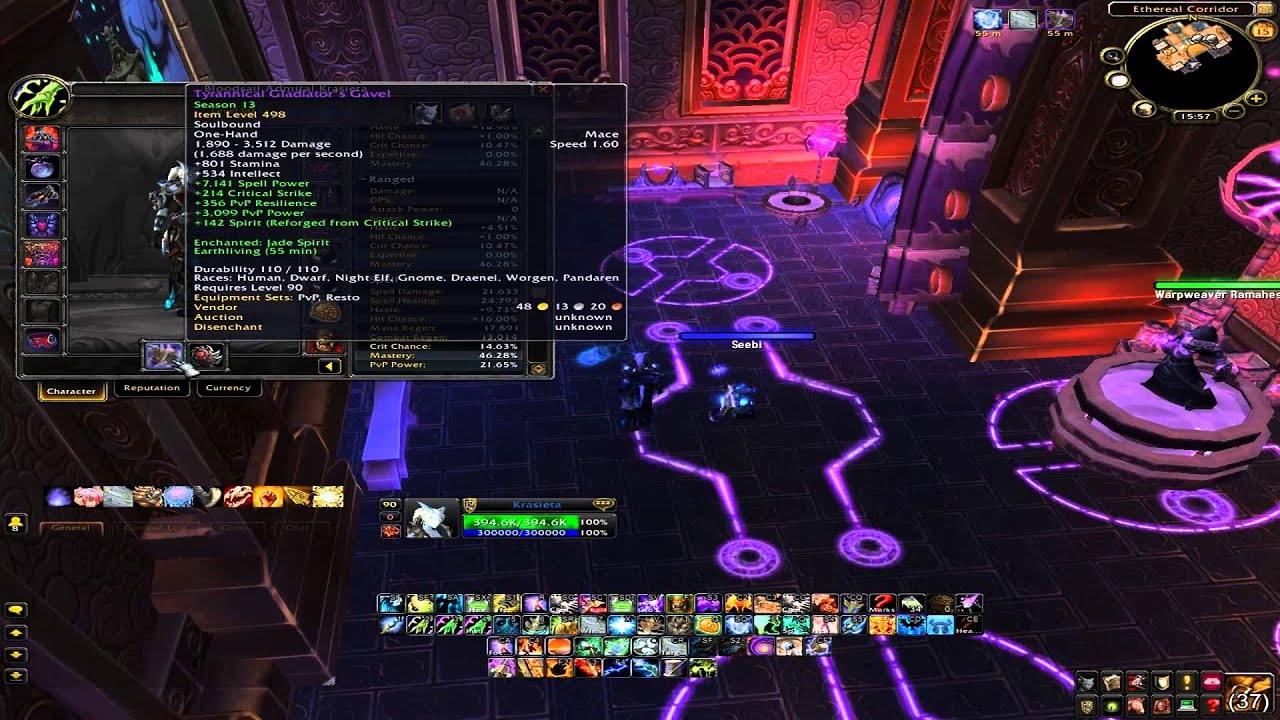Resto Shaman PvP Guide MoP 5.3 (pt2)