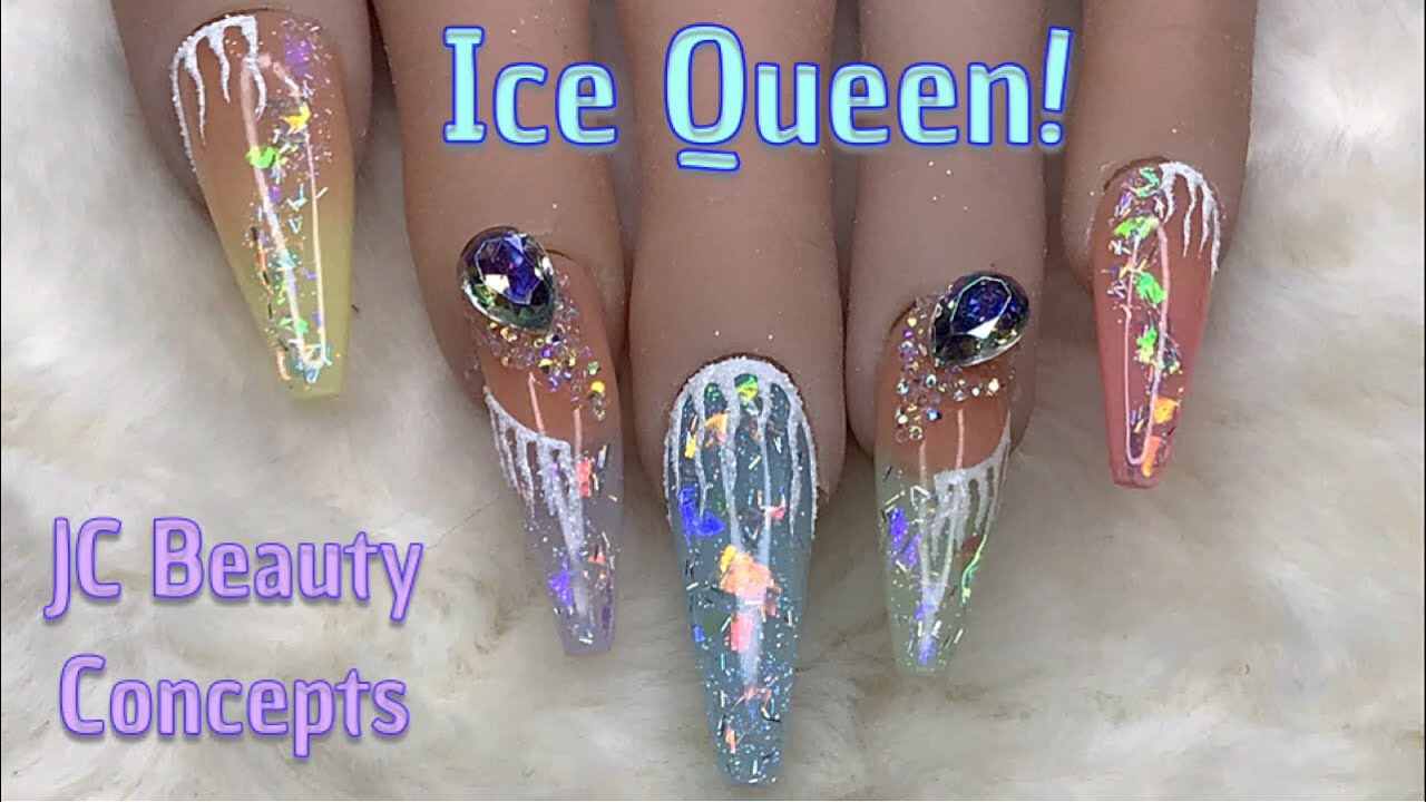 Ice Queen Acrylic Nails! | JC Beauty Concepts | Nail Sugar