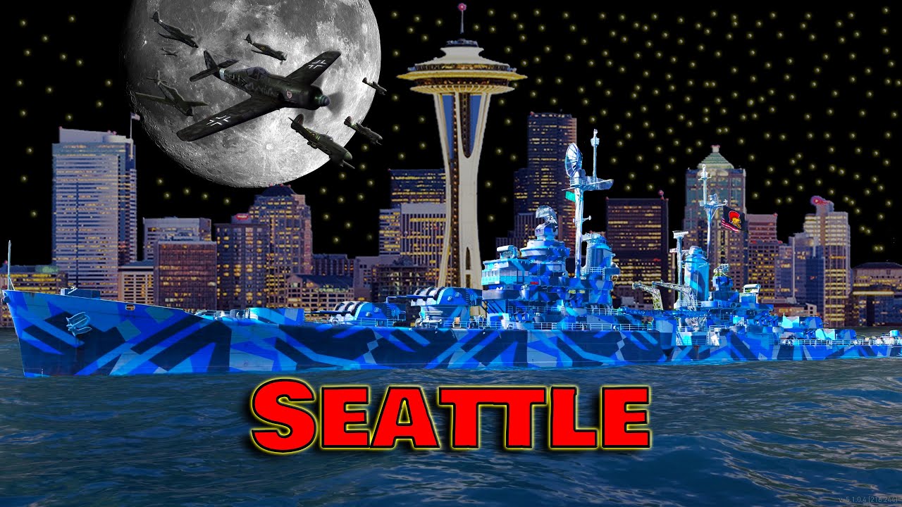 Meet The Seattle! Tier 8 American Cruiser (World of Warships Legends)