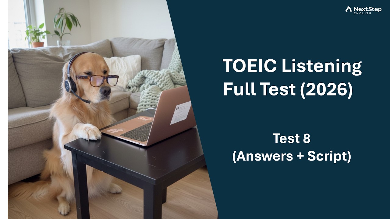 TOEIC Listening Full Mock Test 8 [with Answers & Transcripts]