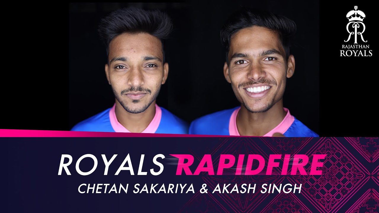 Royals Rapid Fire ft. Chetan Sakariya & Akash Singh | IPL 2021